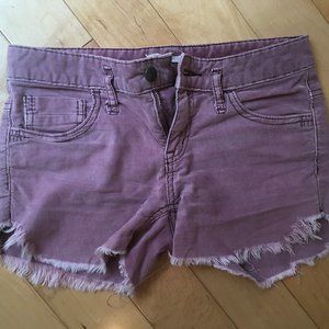Beautiful soft corduroy cut-off shorts
